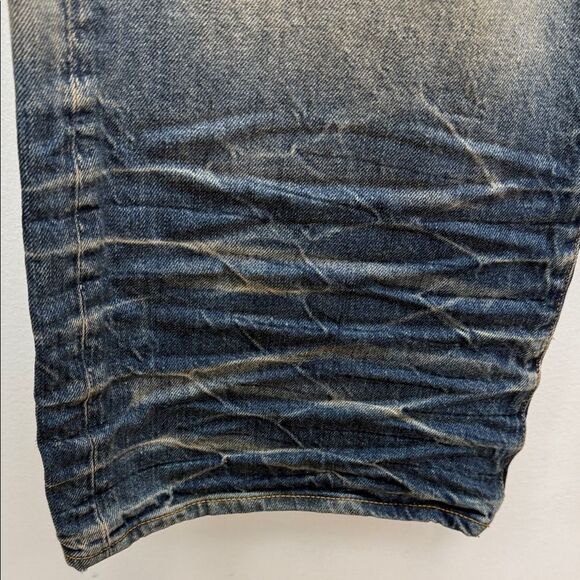 AMIRI Relaxed Fit Blue and Tan Jeans - Picture 6 of 16